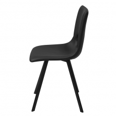 Jedálna stolička Springe (SET 4 ks), čierna - 5