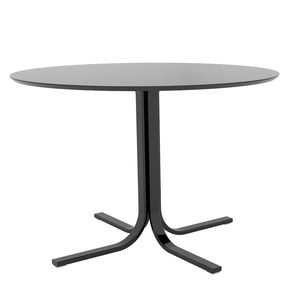 Jedálny stôl Jamie, 110 cm, čierna, čierna