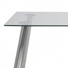 Jedálny stôl sklenený Samson, 140 cm - 3