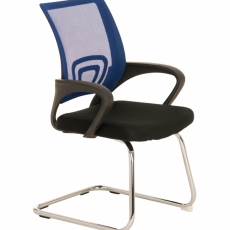 Jednací židle Eureka, modrá - 1