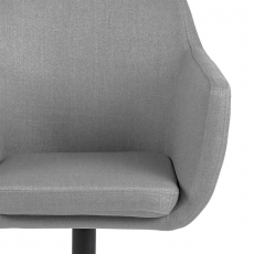 Konferenčná  stolička Marte otočná, sivá - 8