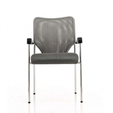 Jednacia stolička s podrúčkami Klement čierna - 2