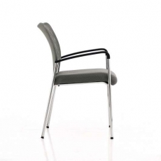 Jednacia stolička s podrúčkami Klement čierna - 3