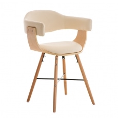 Konferenční / jídelní židle dřevěná Dancer (SET 2 ks) - 2