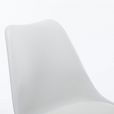 Konferenční / jídelní židle Hella, bílá - 5