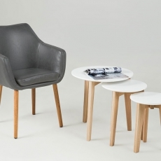 Konferenční / jídelní židle s područkami Marte - 10