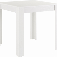 Jídelní stůl Lora I., 80 cm, bílá - 1