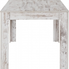 Jídelní stůl Lora II., 160 cm, bílá - 3