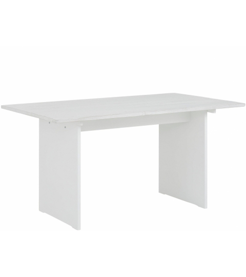 Jídelní stůl Morgen, 140 cm, bílá