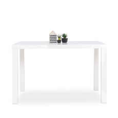 Jídelní stůl Priscilla, 120 cm, bílá lesk - 1