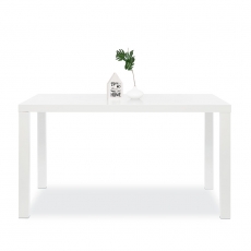 Jídelní stůl Priscilla, 140 cm, bílá mat - 1