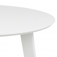 Jídelní stůl Roxby, 105 cm, bílá - 7