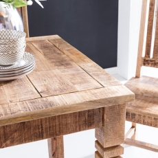 Jídelní stůl Rustica, 80 cm, mangové dřevo - 7