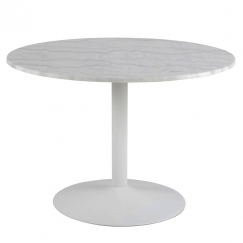 Jídelní stůl s mramorovou deskou Tenerife, 110 cm