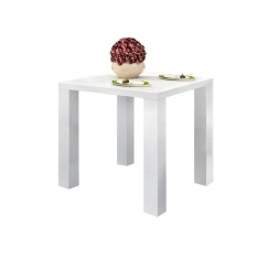 Jídelní stůl Snox, 80 cm, bílá