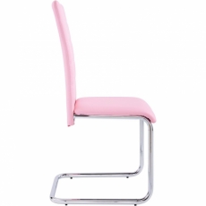 Jídelní židle Aber (SET 2 ks), růžová - 3