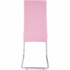 Jídelní židle Aber (SET 2 ks), růžová - 4