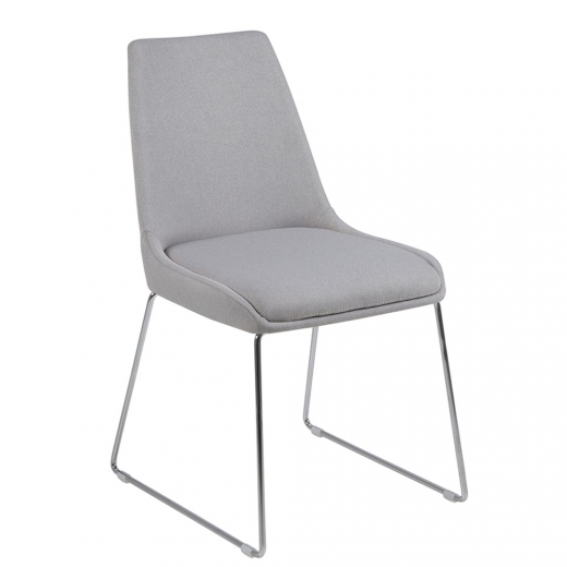 Jídelní židle Alicia (SET 2 ks), šedá - 1