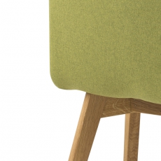 Jídelní židle Areta (SET 2 ks),  zelená - 5