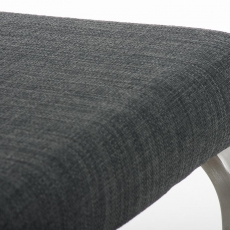 Jídelní židle Belfort, textil, tmavě šedá - 6