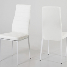 Jídelní židle Betina (SET 4 ks) bílá - 2