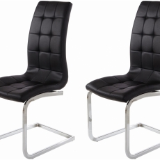 Jídelní židle Brune (SET 2 ks), černá - 1