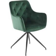 Jídelní židle Calvin (SET 2 ks), zelená - 1