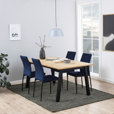 Jídelní židle Demina (SET 4 ks), tmavě modrá - 10