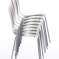 Jídelní židle Diego, bílá - 4