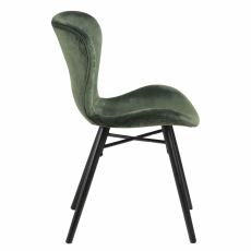 Jídelní židle George (SET 2 ks), tmavě zelená - 3