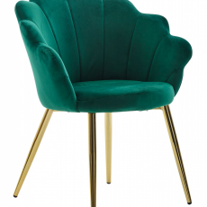 Jídelní židle Gregoria, zelená - 1