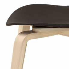 Jídelní židle Ikona (SET 4 ks), dřevo/černá - 6