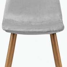 Jídelní židle Ines (SET 4 ks), šedá - 3