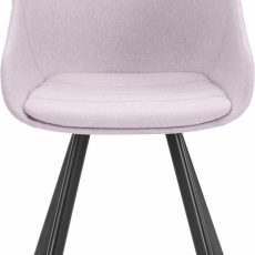 Jídelní židle Iskar (SET 2 ks), antracitová růžová - 1