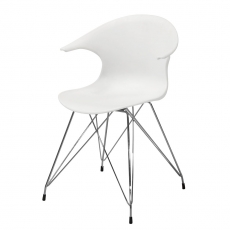 Jídelní židle Janine (SET 4 ks), bílá - 1