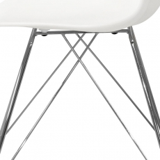 Jídelní židle Janine (SET 4 ks), bílá - 6