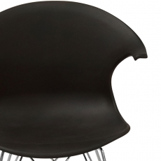 Jídelní židle Janine (SET 4 ks), černá - 4