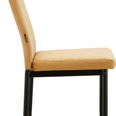 Jídelní židle Kelly (SADA 2 ks), žlutá - 3