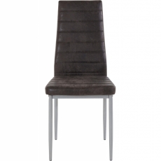 Jídelní židle Kiki (SET 2 ks), antracitová - 2