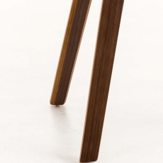 Jídelní židle Kingston, textil, ořech / krémová - 7
