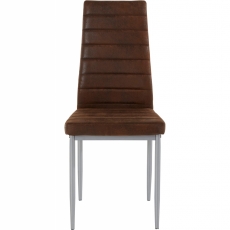 Jídelní židle Kiok (SET 4 ks), hnědá - 1