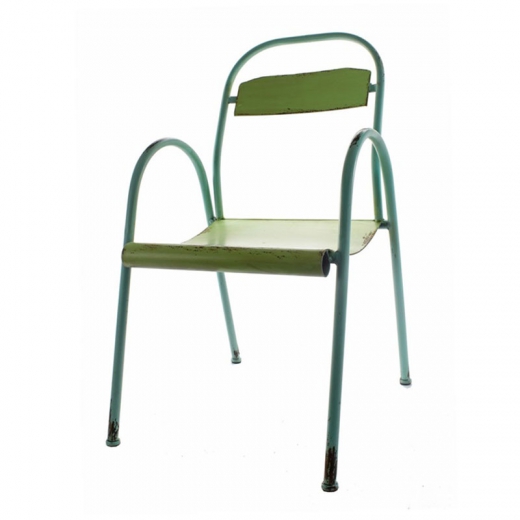 Jídelní židle kovová Echo, tyrkysová - 1
