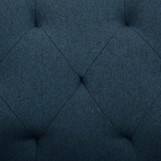 Jídelní židle Langford, textil, modrá - 5