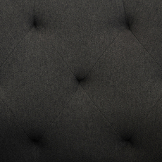 Jídelní židle Langford, textil, tmavě šedá - 5