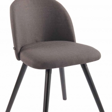 Jídelní židle Mandel textil, černé nohy - 8
