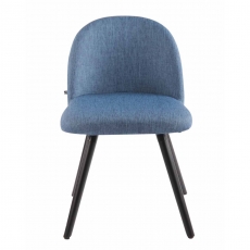 Jídelní židle Mandel textil, černé nohy - 11