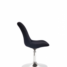 Jídelní židle Mave, černá / stříbrná - 3