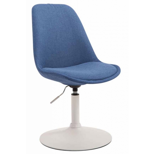 Jídelní židle Mave, modrá / bílá - 1