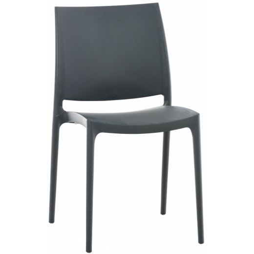 Jídelní židle May, tmavě šedá - 1