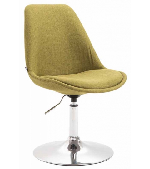 Jídelní židle Melisan, světle zelená / chrom
